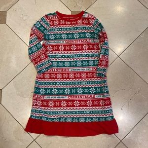 Girls size 4t Xmas nightgown